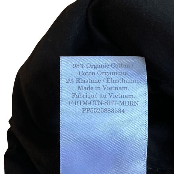 NWT Everlane Womens Black Organic Cotton Elastic Waist Pull-on Easy Short Small - Picture 4 of 9